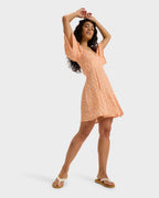 Womens Mercado Mini Crinkle Mini Dress