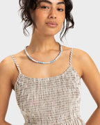 Womens Tropical Glow Maxi Stripe Maxi Dress
