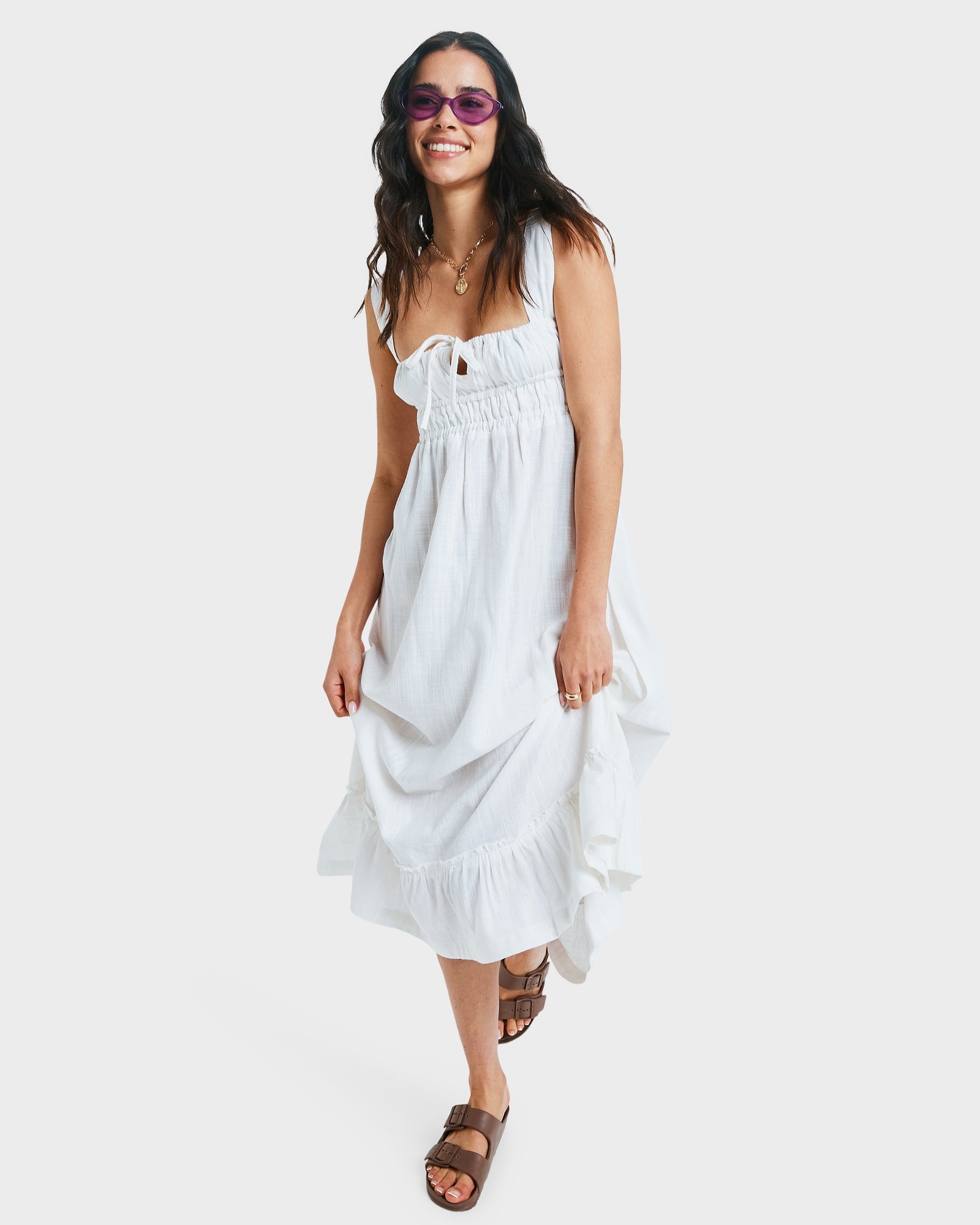 Womens Paradise Winds Midi Dress Womens Paradise Winds Midi Dress