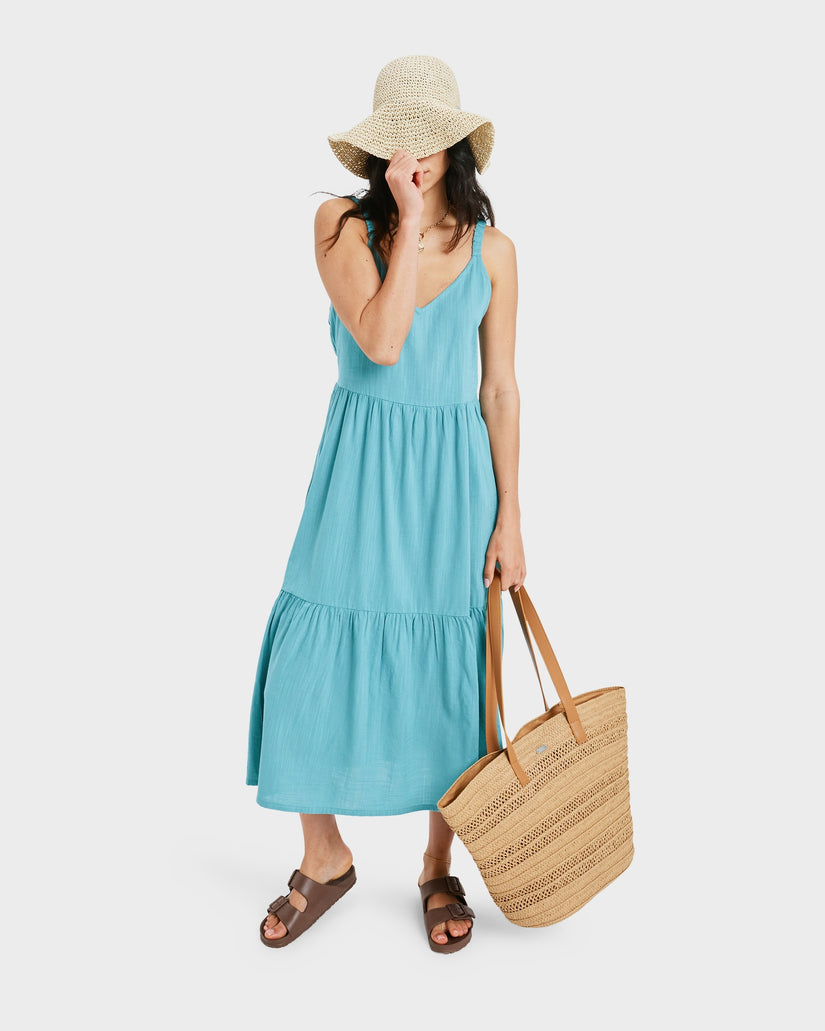 Womens Waiting Line Midi Dress