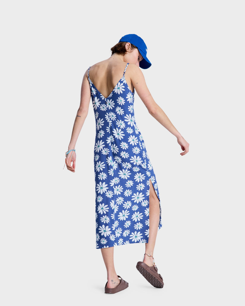 Womens Stay Sunny Slip Midi Dress