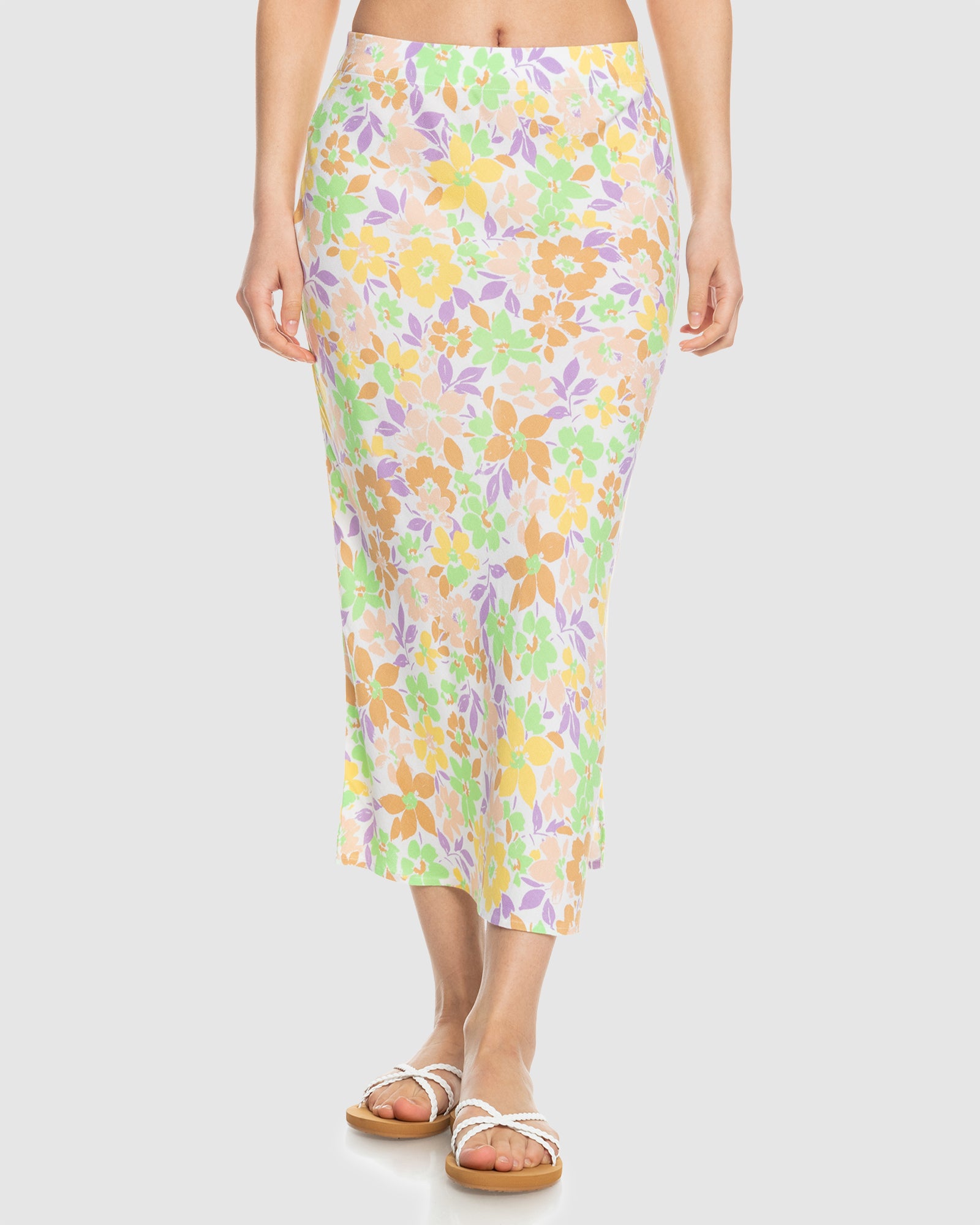 Womens Rocking Waves Midi Skirt Australia