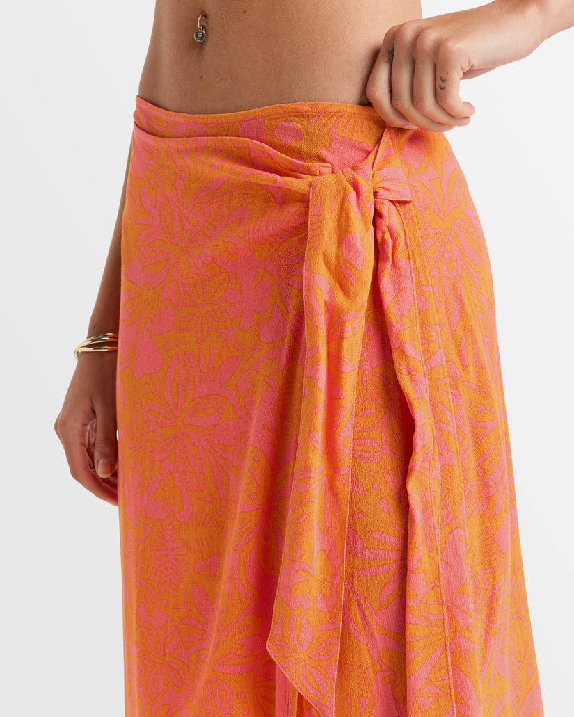 Womens Bondi Sun Midi Skirt