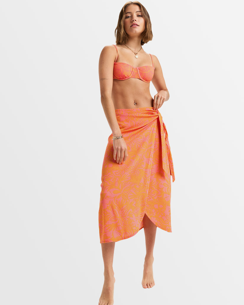 Womens Bondi Sun Midi Skirt