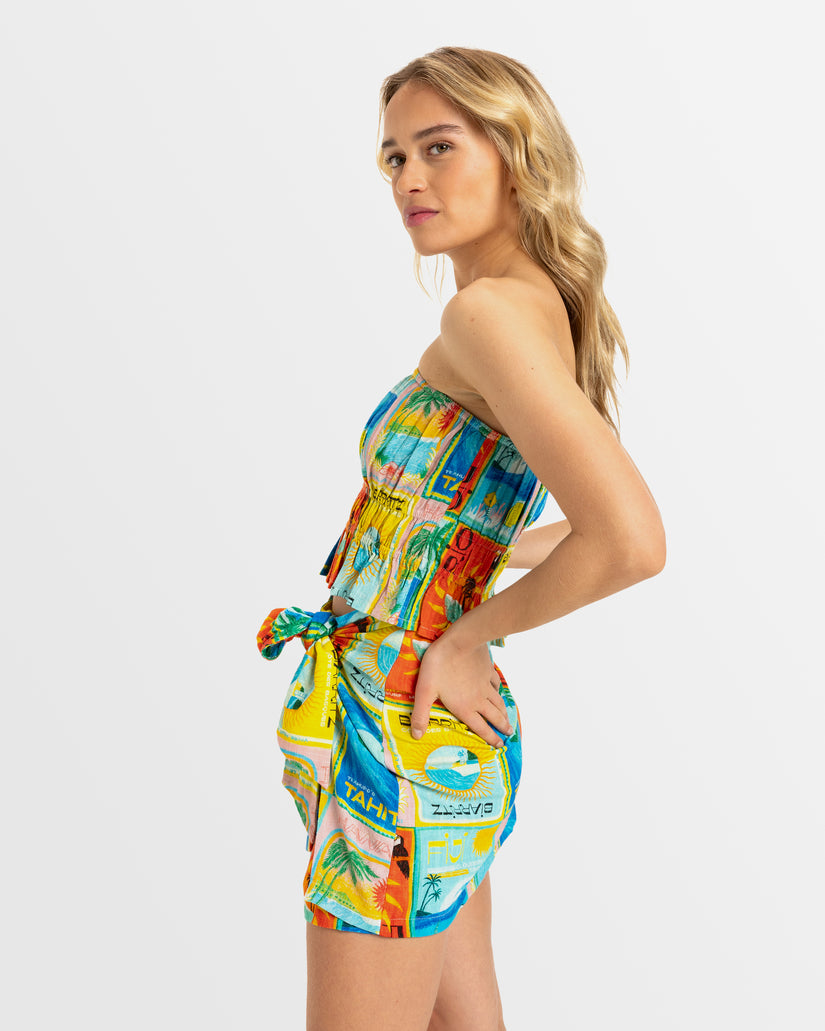 Womens Atlas Summer Cocktail Mini Skirt