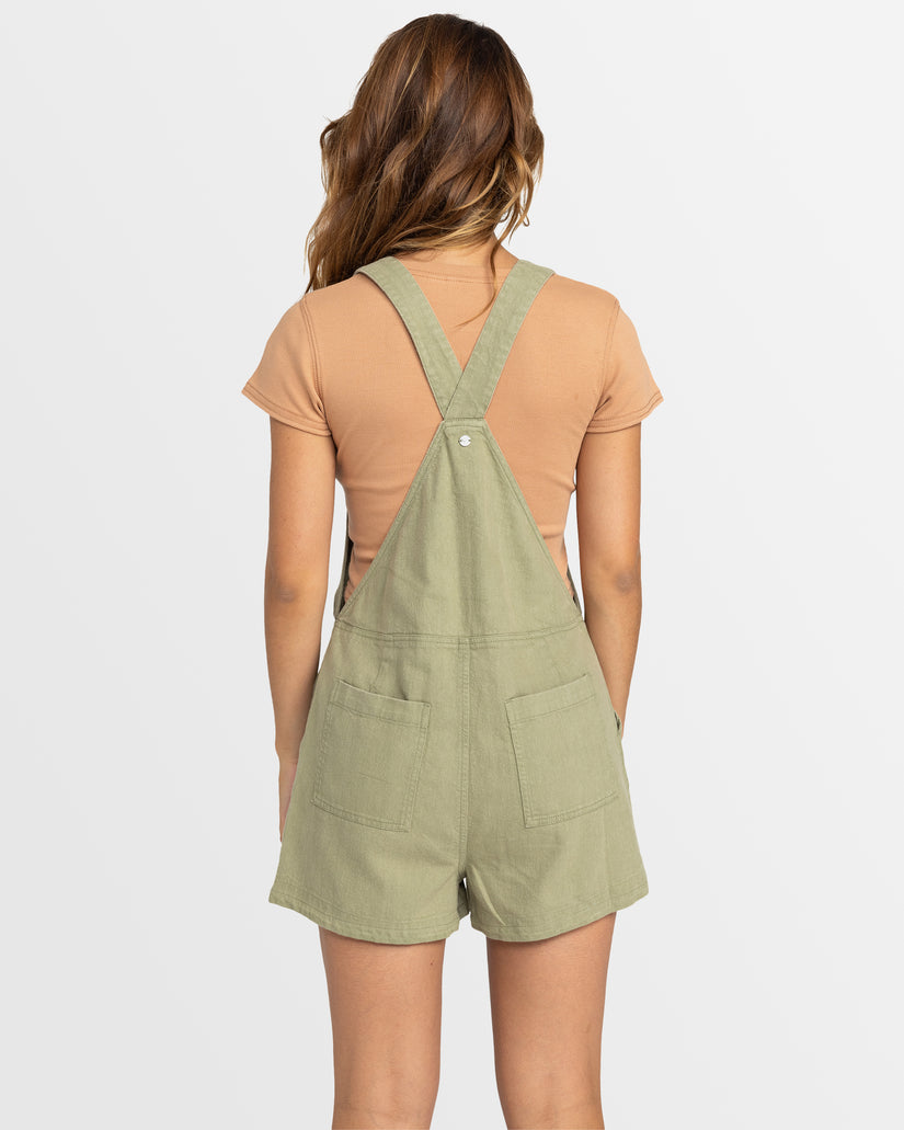 Womens Crystal Coast Short Overalls