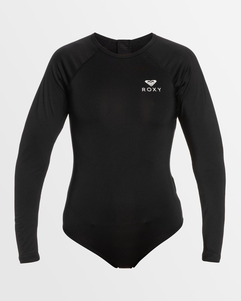 Womens Essential One Piece Rash Vest ANTHRACITE XS