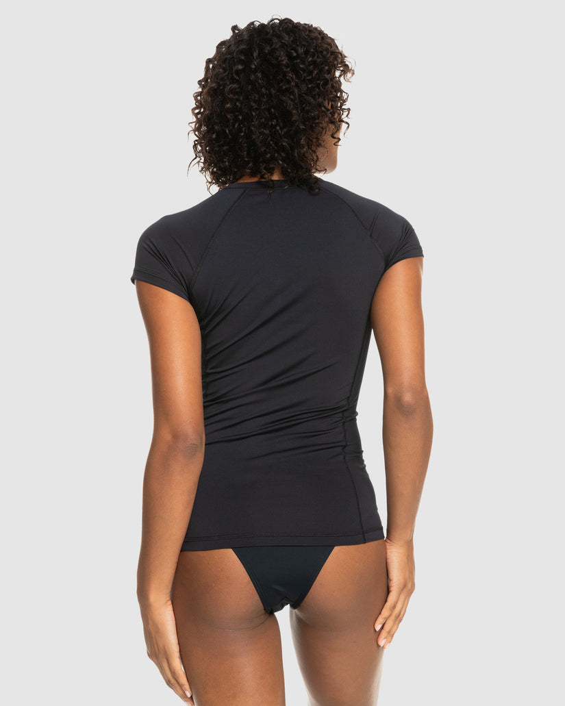 Womens New Essentials Short Sleeve Rash Vest