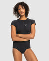 Womens New Essentials Short Sleeve Rash Vest