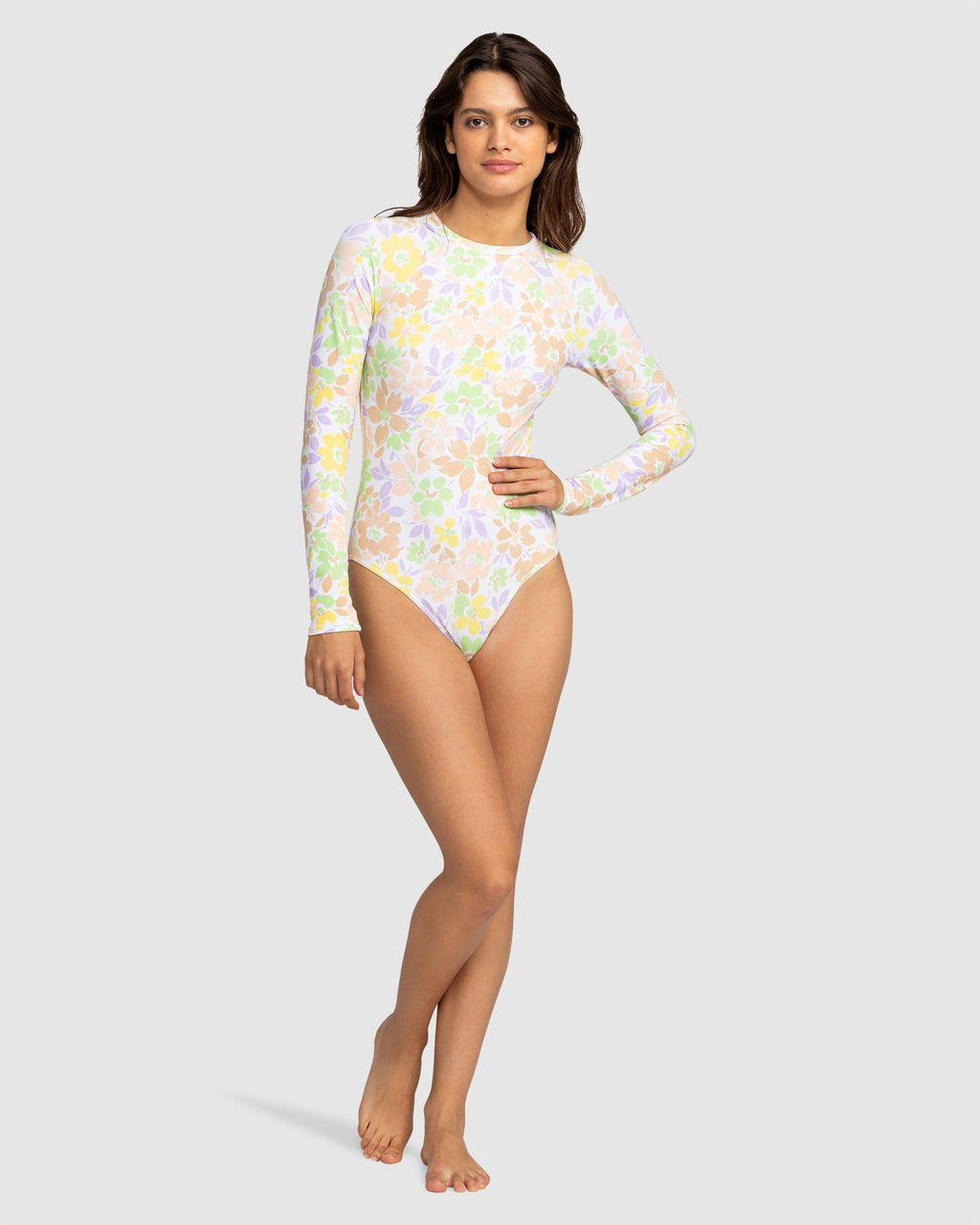 Womens Ephemere Long Sleeve Rash Vest