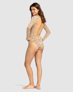 Womens Fashion Long Sleeve One Piece Swimsuit