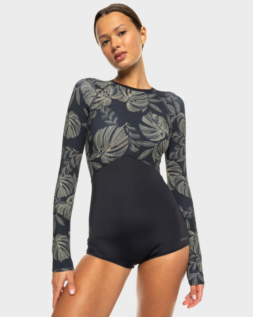 Womens Roxy Pro Wave One Piece Swimsuit