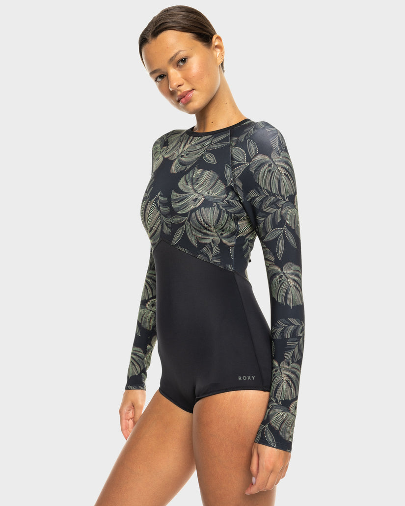 Womens Roxy Pro Wave One Piece Swimsuit