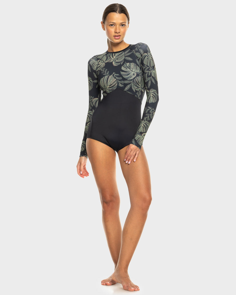 Womens Roxy Pro Wave One Piece Swimsuit