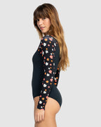 Womens Basic Long One Piece Swim Suit