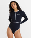 Womens Beloved Rib One Piece Swim Suit