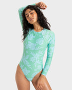 Womens Hula Hibiscus One Piece Swimsuit