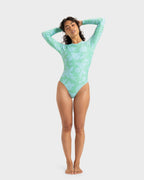 Womens Hula Hibiscus One Piece Swimsuit