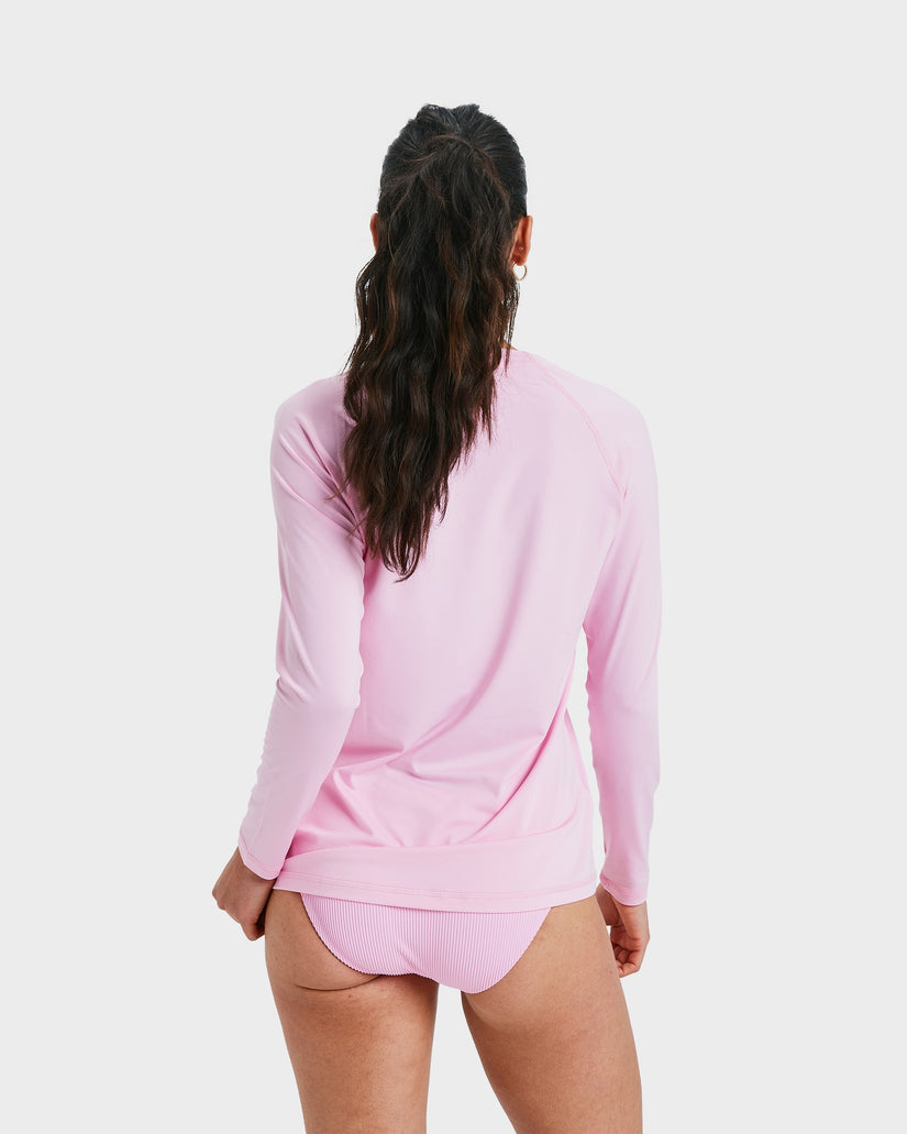 Womens Essentials Long Sleeve Rash Vest