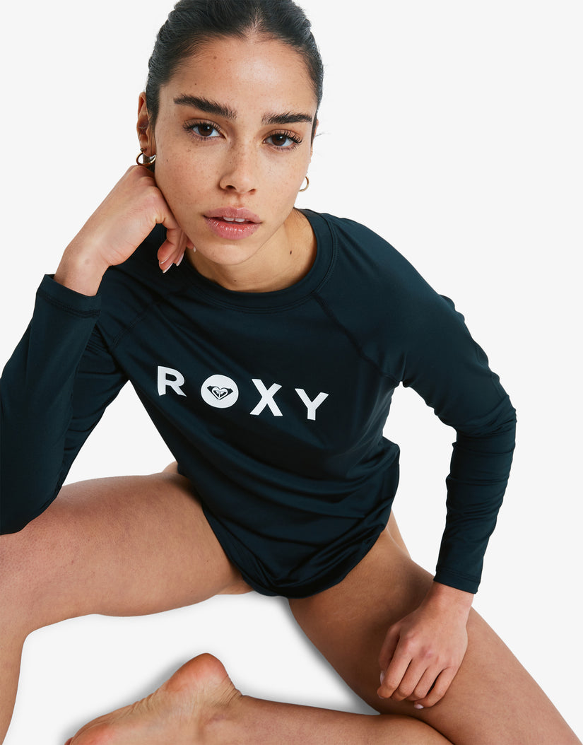 Ladies Roxy Rash Top Buy Women Essentials Long Sleeve Rash Vest by Roxy | Surf Dive 'n Ski