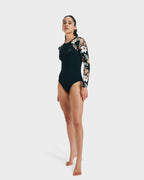 Womens Basic Mix One Piece Rash Vest
