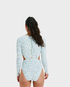 Womens Dream Floral One Piece Rash Vest