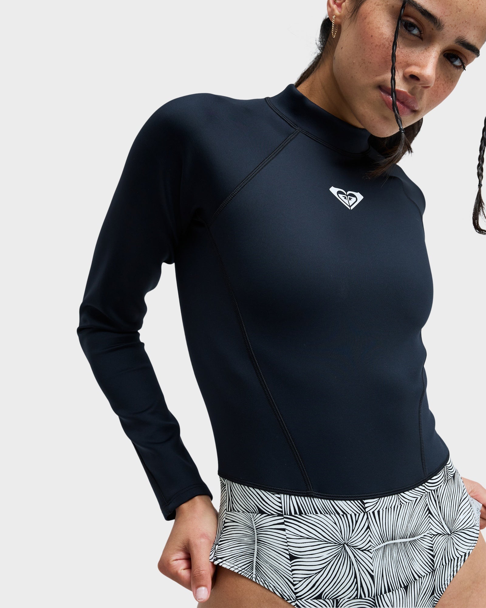 Womens Pro Surf Long Sleeve Rash Vest