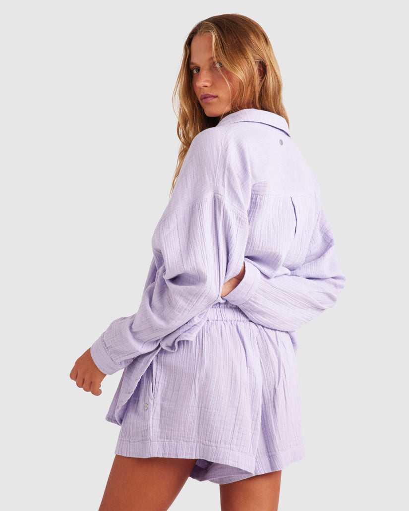 Womens Morning Time Long Sleeve Shirt