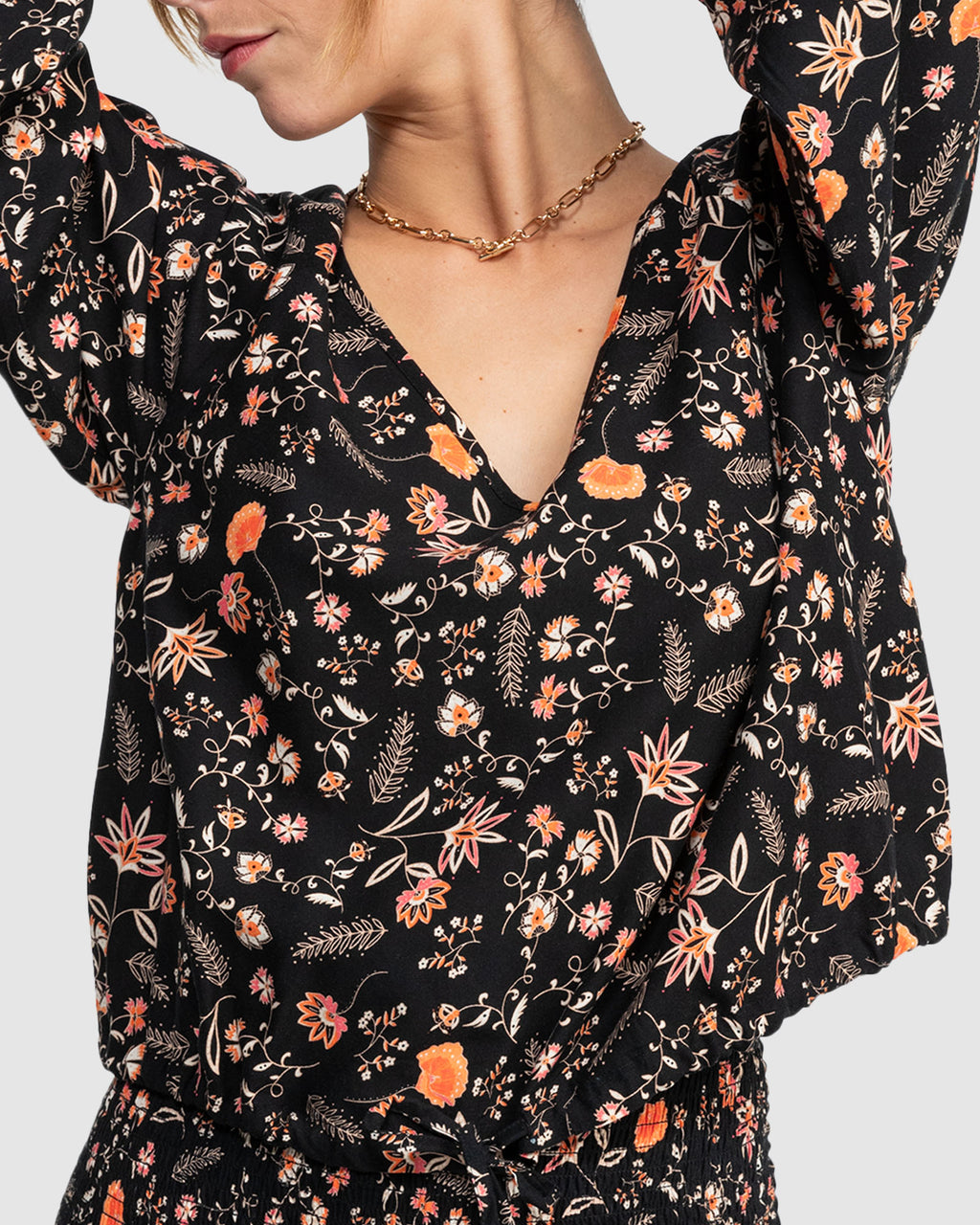 Womens Nomadic Mood Flowy Blouse