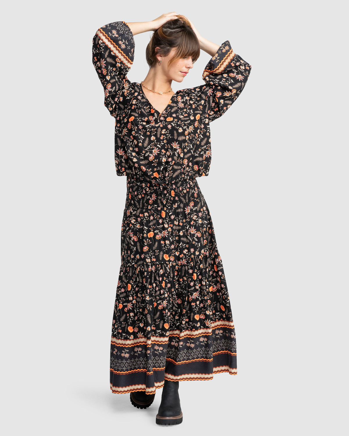 Womens Nomadic Mood Flowy Blouse