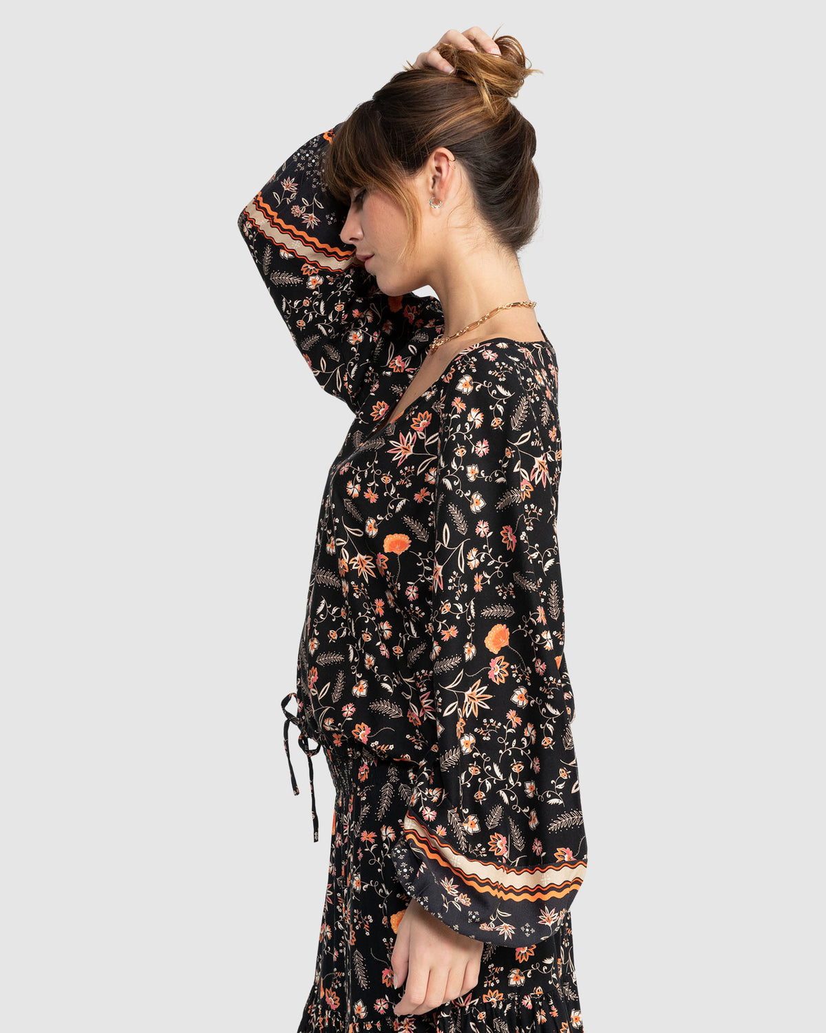 Womens Nomadic Mood Flowy Blouse