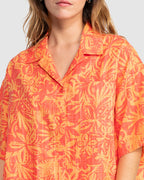 Womens Bisous Printed Short Sleeve Shirt