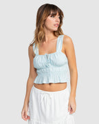 Womens Sunset Mist Crop Top