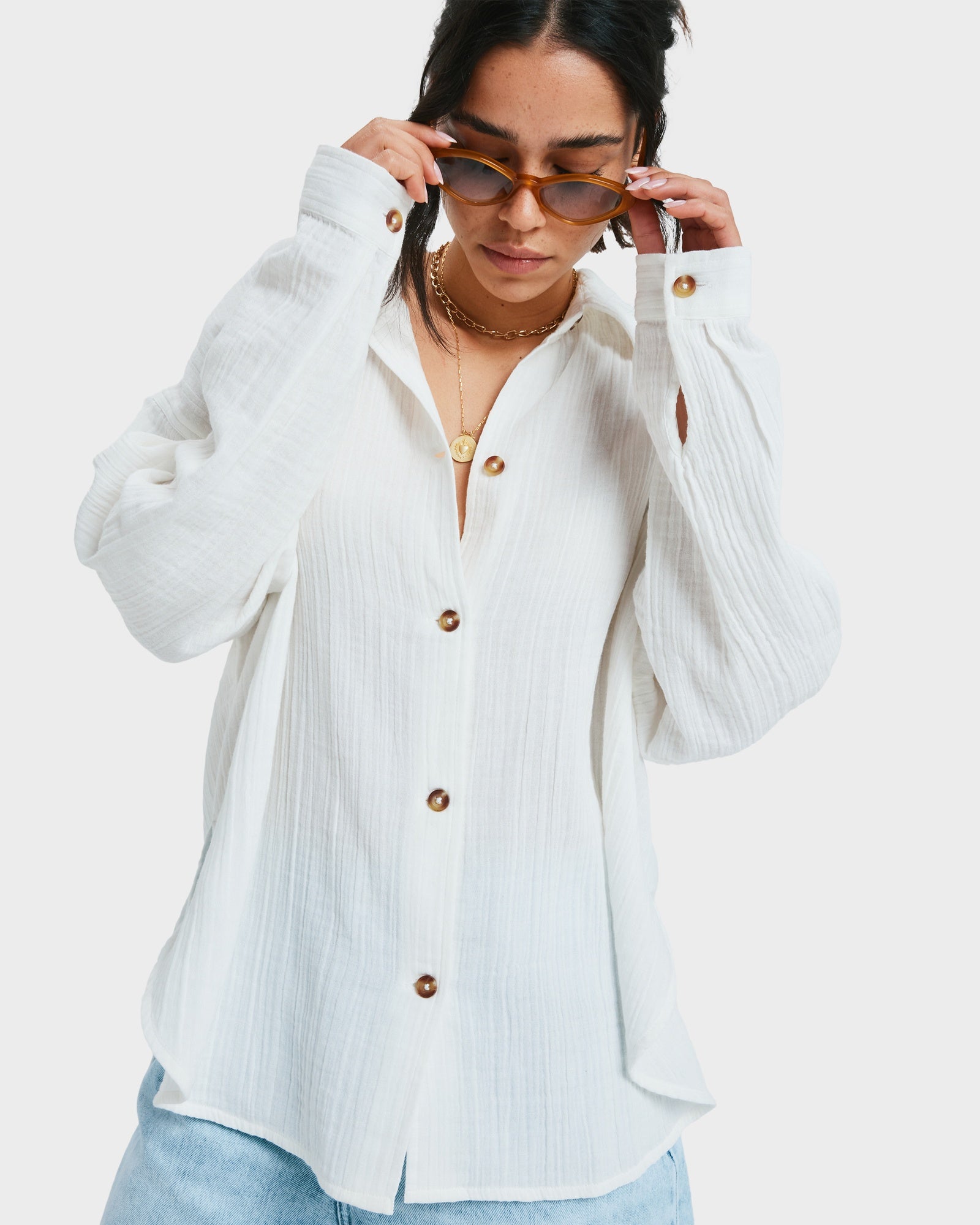 Womens Morning Long Sleeve Shirt