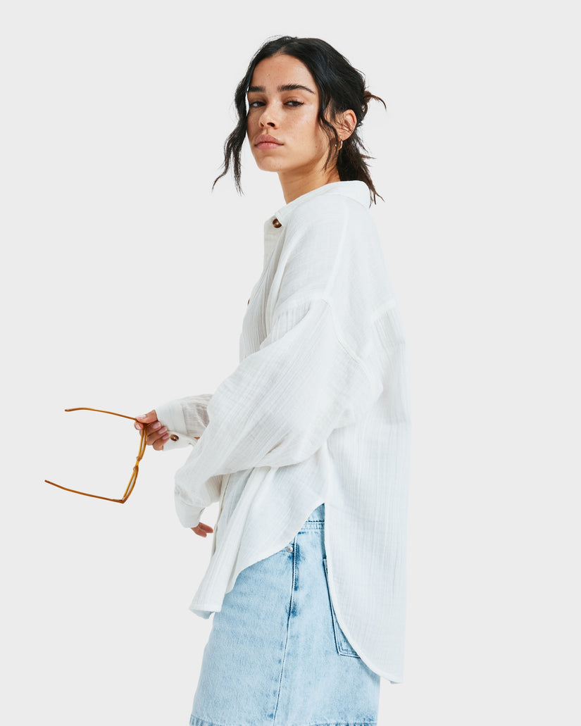 Womens Morning Long Sleeve Shirt