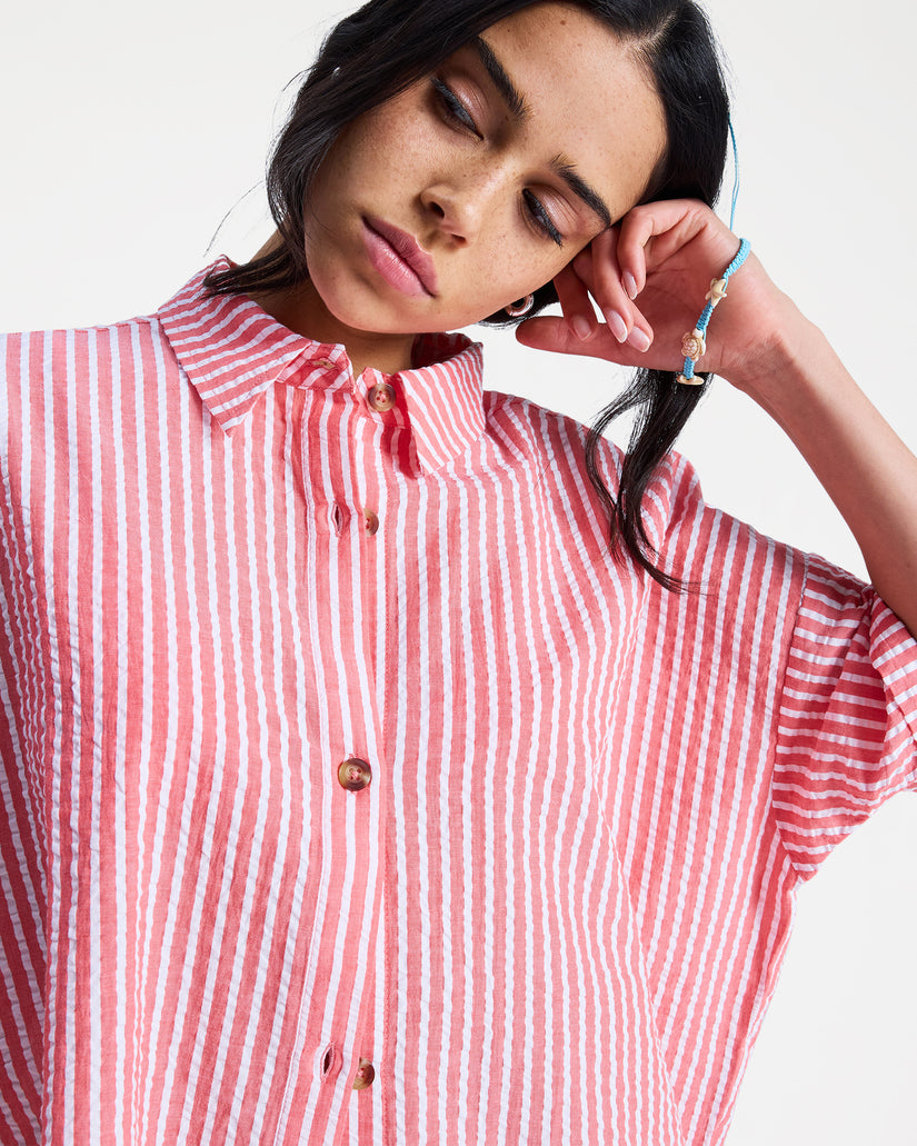 Womens Beachy Short Sleeve Shirt