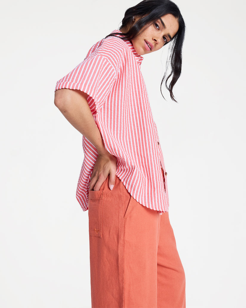 Womens Beachy Short Sleeve Shirt