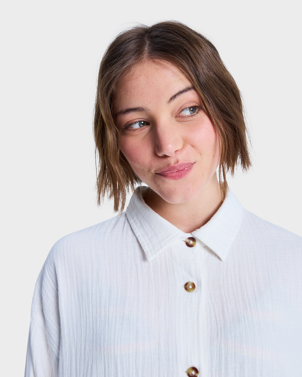 Womens Morning Shinte Stripe Long Sleeve Shirt