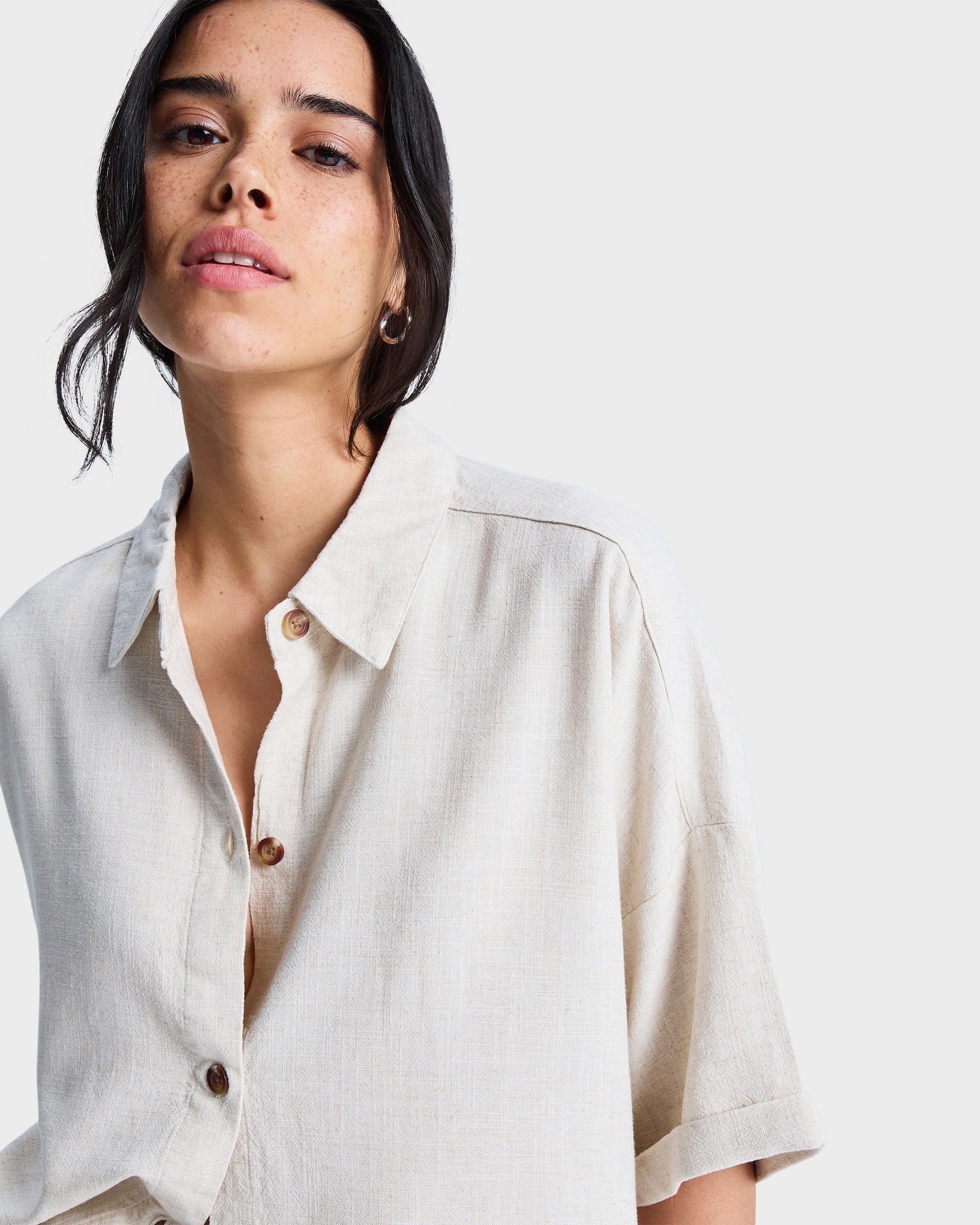 Womens Beachy Short Sleeve Shirt
