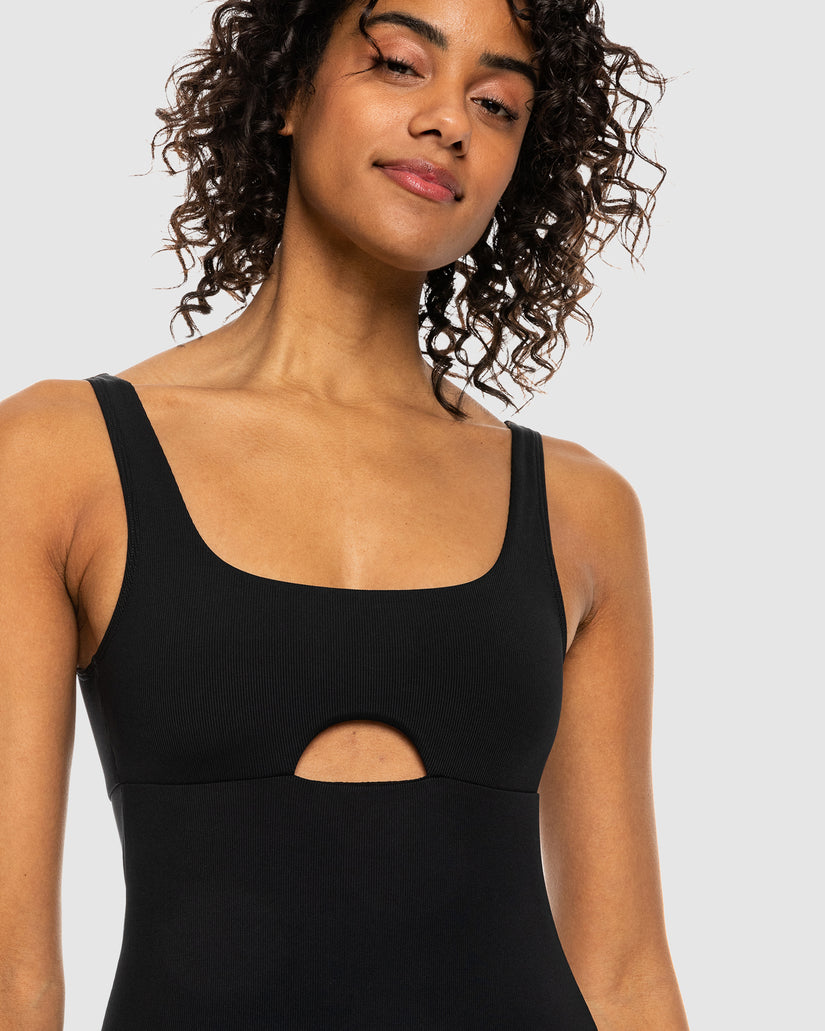 Womens Roxy Pro The Double Line One Piece Swimsuit