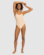 Womens Gingham High Leg One-Piece Swimsuit