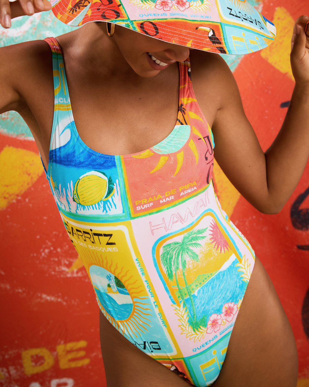 Womens Atlas Higg Leg One Piece Swimsuit