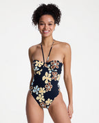 Womens Nostalgic Feel One Piece Swimsuit