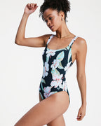Womens Printed Essentials One Piece Swimsuit
