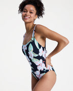 Womens Printed Essentials One Piece Swimsuit