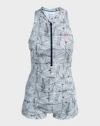Womens Pro Surf Boyleg One Piece Swimsuit