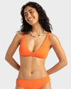 Womens Rib Roxy Love Bikini Top