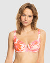 Womens Printed Beach Classics Dcup Bikini Top