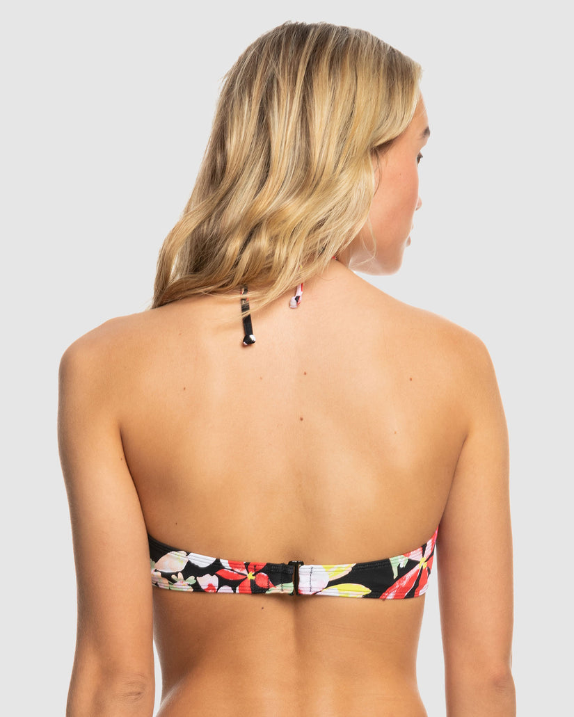 Womens Printed Beach Classics Fashion Tri Bikini Top