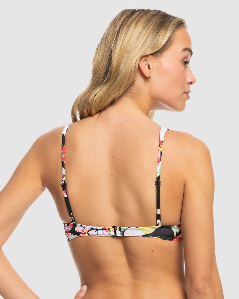 Womens Printed Beach Classics Underwire Bikini Top